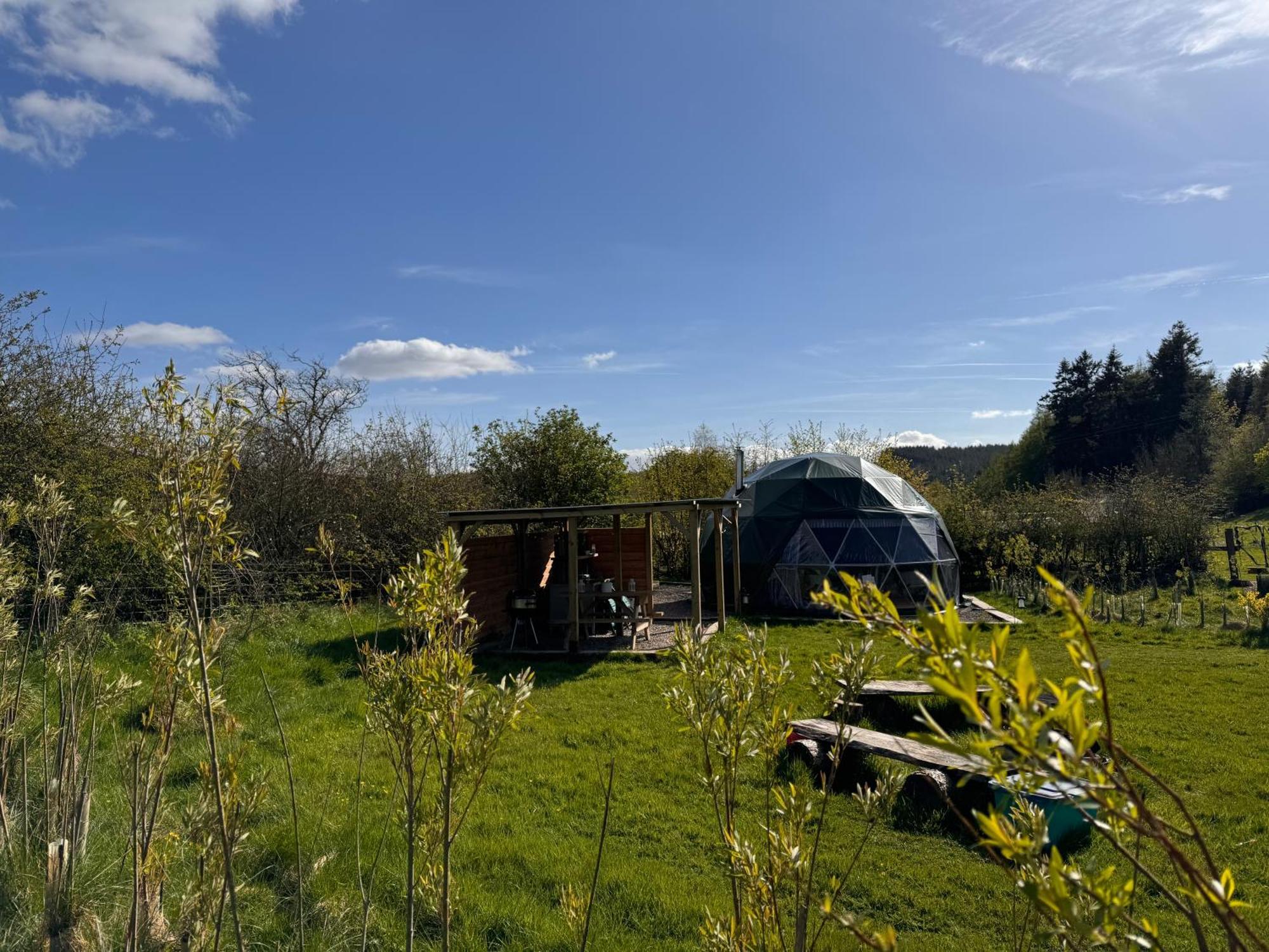 Hotel Geodesic Dome Glamping Llanidloes Exterior foto